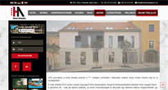 Desktop Screenshot of hotelarkadiapecs.hu